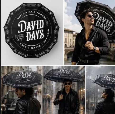 David Days Rock Matte Max Hold Umbrella